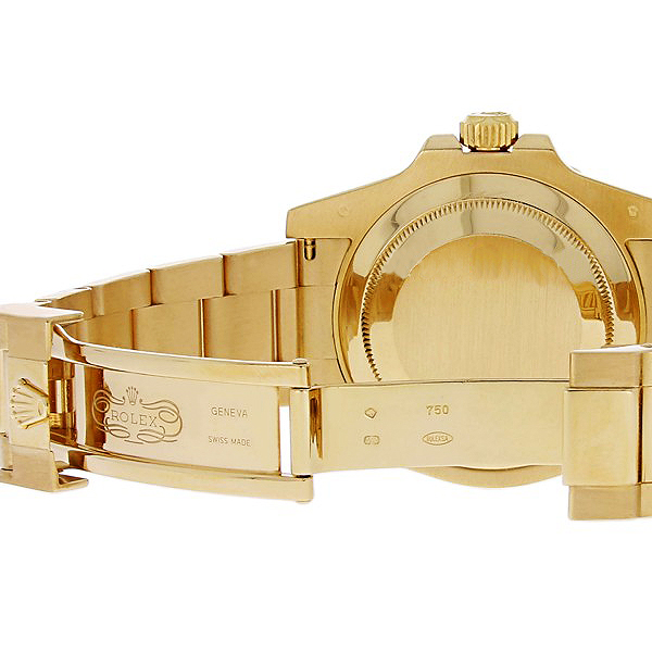 Rolex Submariner 18k Gold Blue Dial 40mm Oyster Bracelet