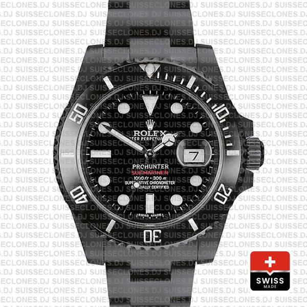 Pro Hunter Rolex Submariner 904L Steel Date Replica Watch