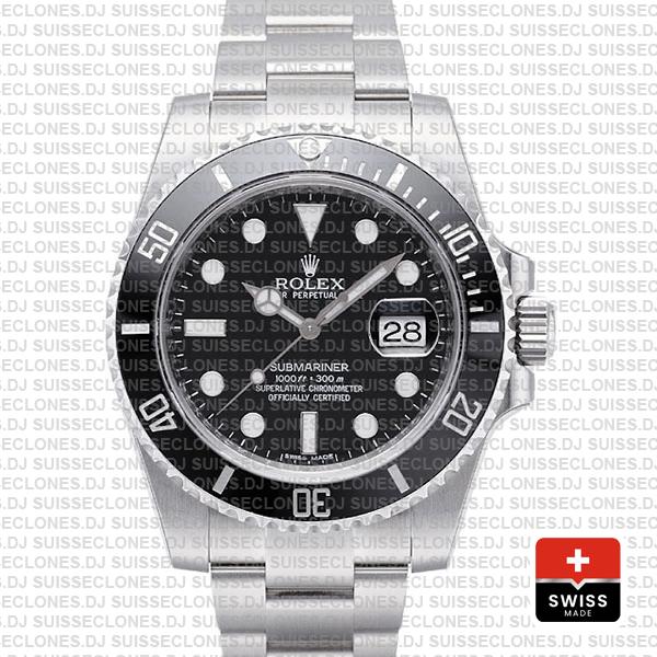 Rolex Submariner Black Dial Ceramic Bezel | Rolex Replica