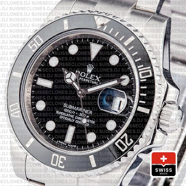 Rolex Submariner Black Dial Ceramic Bezel Replica