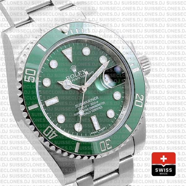 Rolex Submariner Hulk Stainless Steel Ceramic Bezel Replica Watch