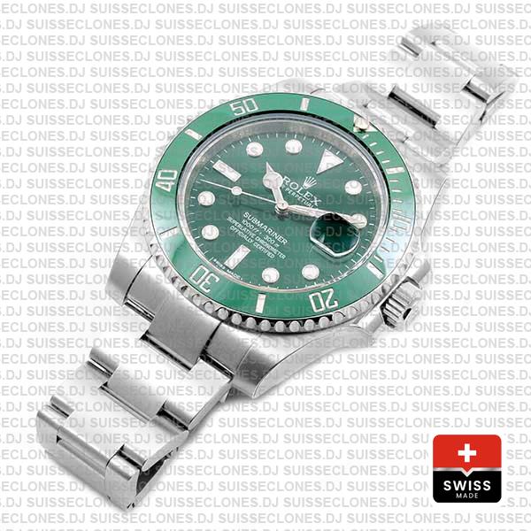 Rolex Submariner Hulk Stainless Steel Ceramic Bezel 40mm