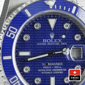 Rolex Oyster Perpetual Submariner Stainless Steel Blue Dial with Ceramic Bezel