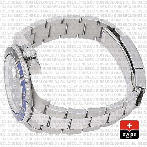 Rolex Gmt-master Ii Oyster Batman Blue/black Ceramic Bezel 904l Steel 40mm Ref.126710blnr Swiss Replica Supeclone Watch