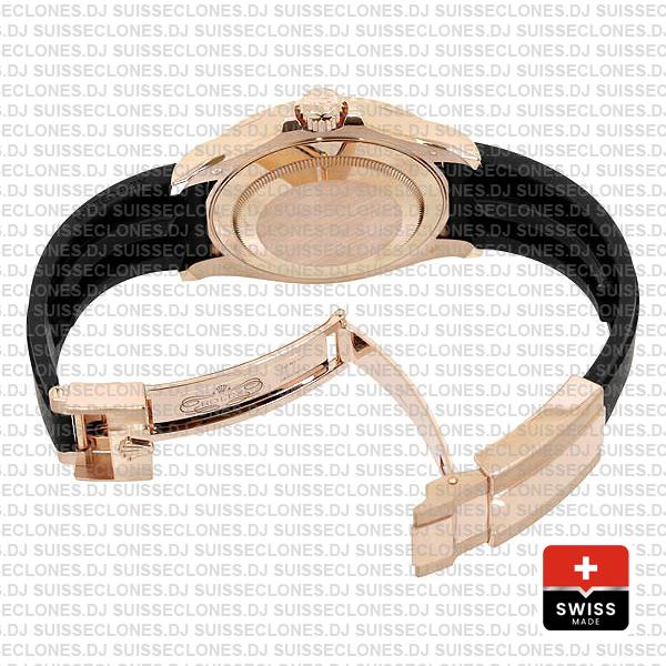 Rolex Yacht Master 116655 Everose Rubber Swiss Replica