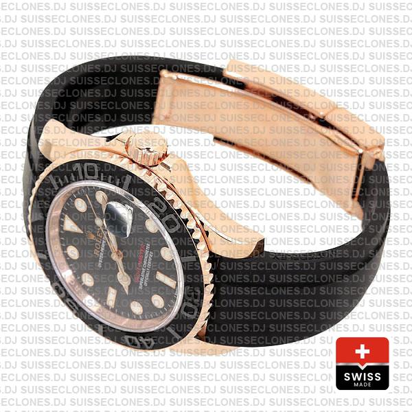 Rolex Yacht Master 116655 Everose Rubber Swiss Replica
