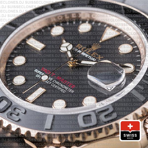 Rolex Yacht Master 116655 Everose Rubber Swiss Replica