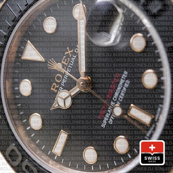 Rolex Yacht Master 116655 Everose Rubber Swiss Replica