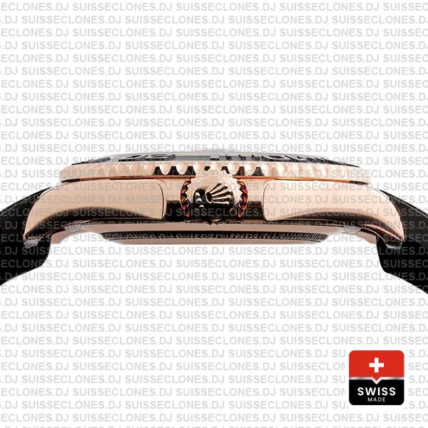 Rolex Yacht Master 116655 Everose Rubber Swiss Replica