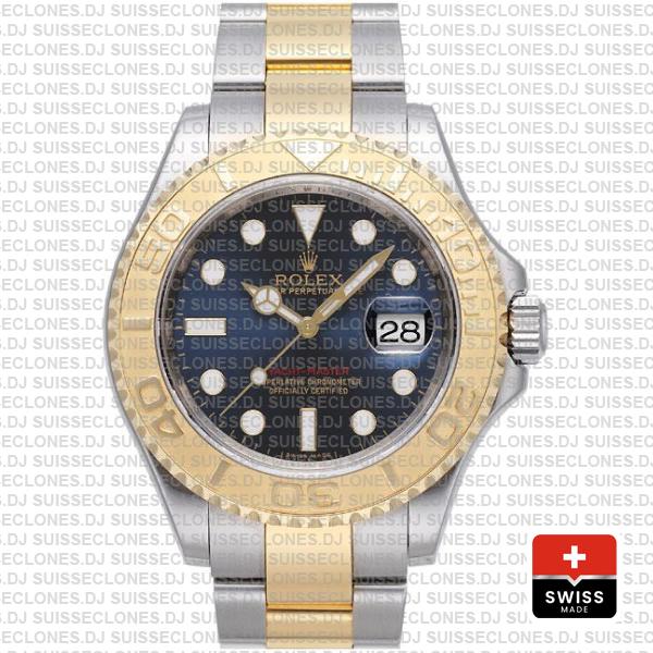 Rolex Yacht-Master Two-Tone Gold Blue Dial | Replica Watch