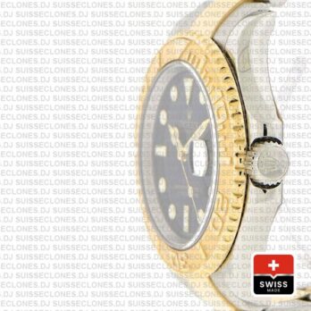 Rolex Yacht-Master 18k Yellow Gold Two-Tone, Stainless Steel in Blue Dial with Oyster Bracelet