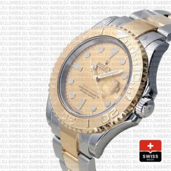 Rolex Yacht-Master Two-Tone 18k Yellow Gold Dial Replica Watch