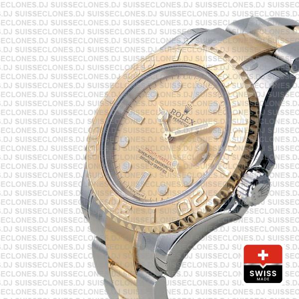 Rolex Yacht-Master Two-Tone 18k Yellow Gold Dial Replica Watch