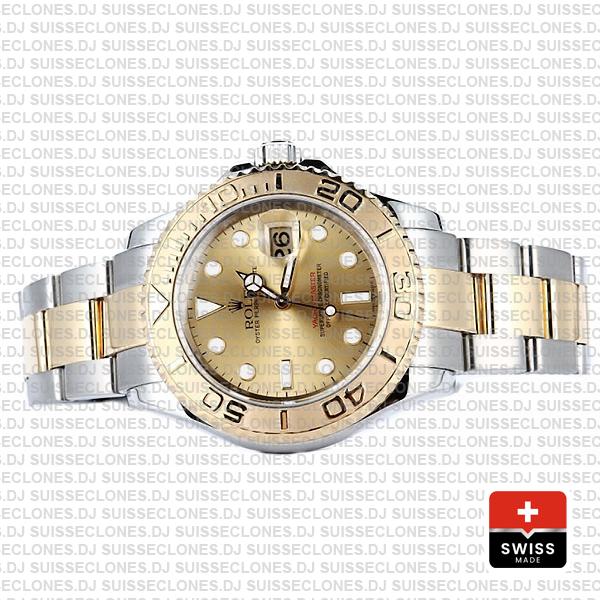 Rolex Yacht Master 2 Tone Gold Dial 40mm 16623