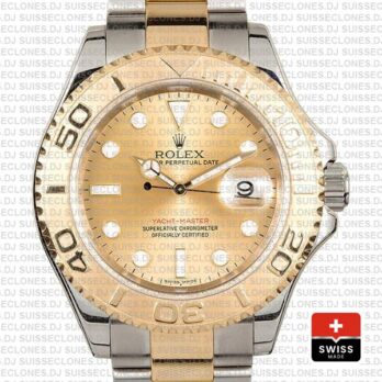 Rolex Yacht Master 2 Tone Gold Dial 40mm 16623