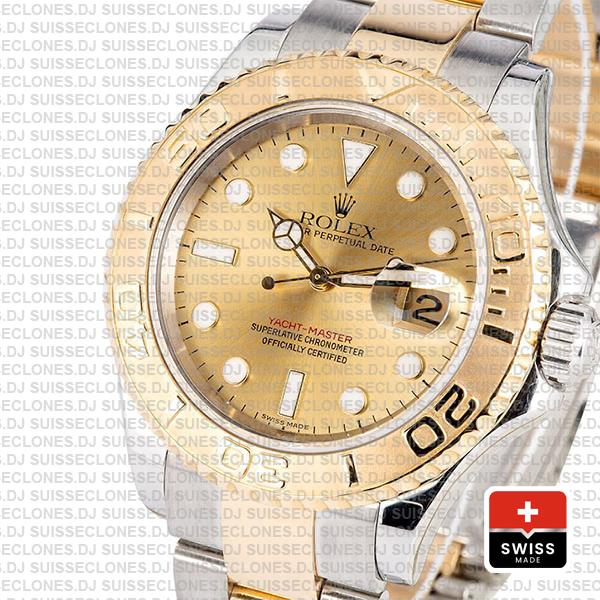 Rolex Yacht Master 2 Tone Gold Dial 40mm 16623