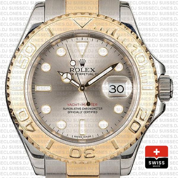 Rolex Yacht Master 2 Tone Grey 40mm 16623