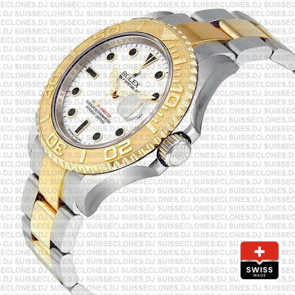 Rolex Yacht Master 2 Tone White 40mm 16623