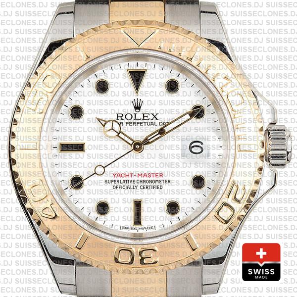 Rolex Yacht Master 2 Tone White 40mm 16623