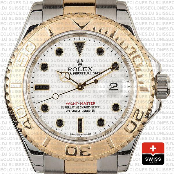 Rolex Yacht Master 2 Tone White 40mm 16623