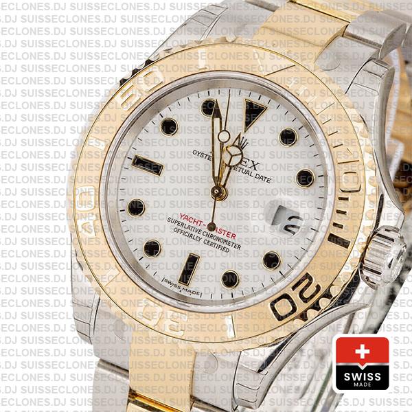 Rolex Yacht Master 2 Tone White 40mm 16623