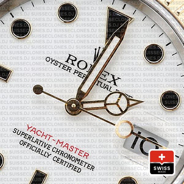 Rolex Yacht Master 2 Tone White 40mm 16623
