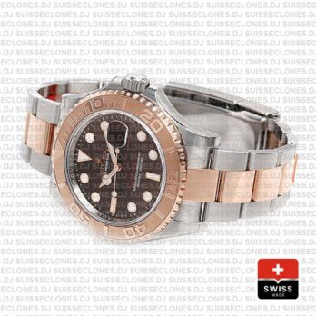 Rolex Yacht-Master Two-Tone Chocolate Dial Replica Watch