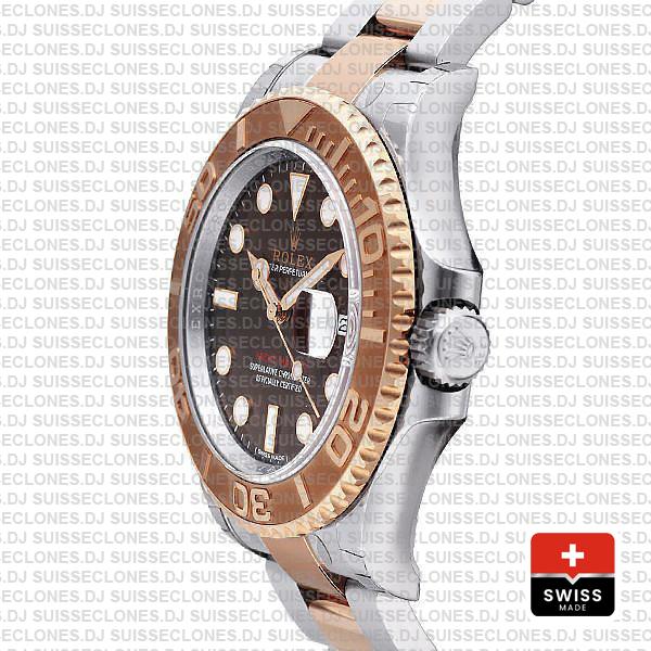 Rolex Yacht Master 2016 Rose Gold 2 Tone Chocolate 40mm 116621