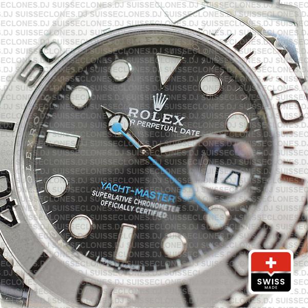 Rolex Yacht Master 2016 Ss Platinum Rhodium 116622 40mm Replica