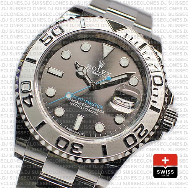 Rolex Yacht Master 2016 Ss Platinum Rhodium 116622 40mm Replica