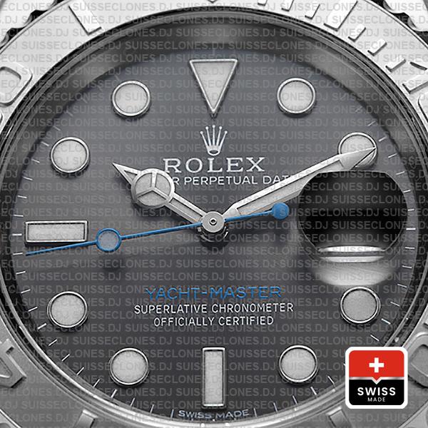Rolex Yacht-Master 2016 Platinum Rolesium 904L Stainless Steel, Dark Rhodium Dial 40mm