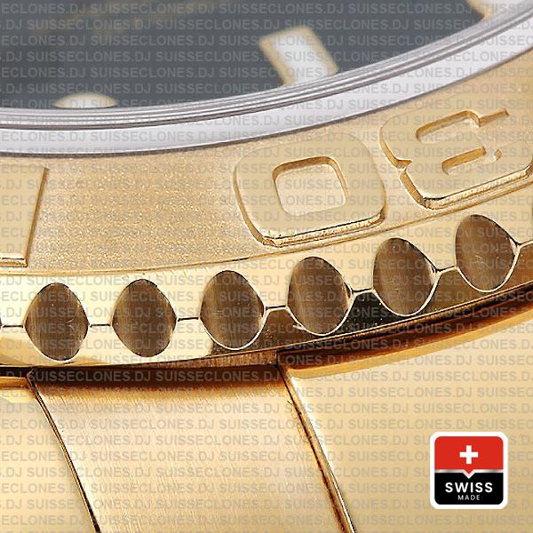 Rolex Yacht-Master Gold Blue Dial 40mm Swiss Replica Watch
