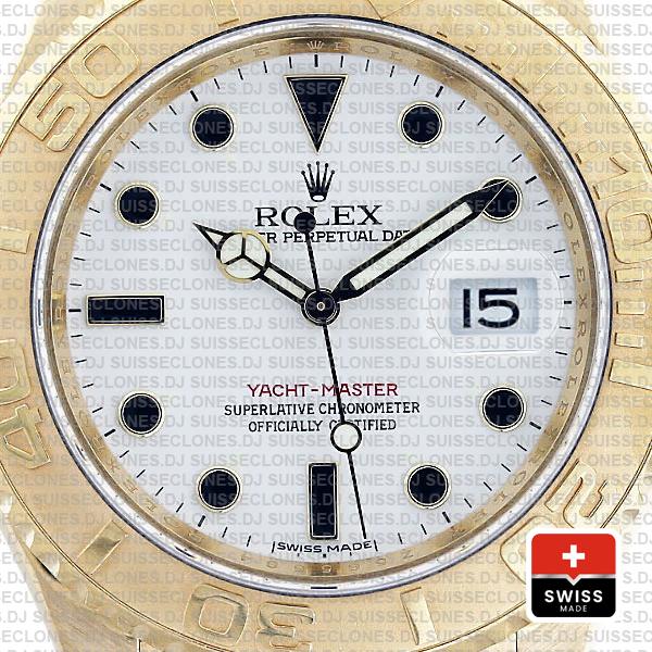 Rolex Yacht Master Gold White 40mm 16628