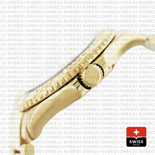 Rolex Oyster Perpetual Date Yacht-Master 18k Yellow Gold, White Dial 40mm