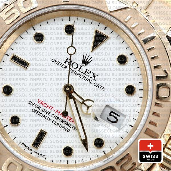 Rolex Yacht Master Gold White 40mm 16628