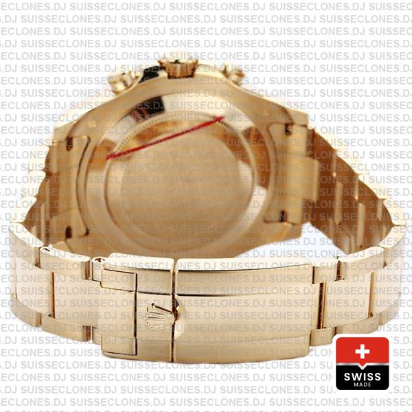 Rolex Yacht-Master II Stainless Steel 18k Yellow Gold White Dial 44mm Watch with Blue Ceramic Bezel