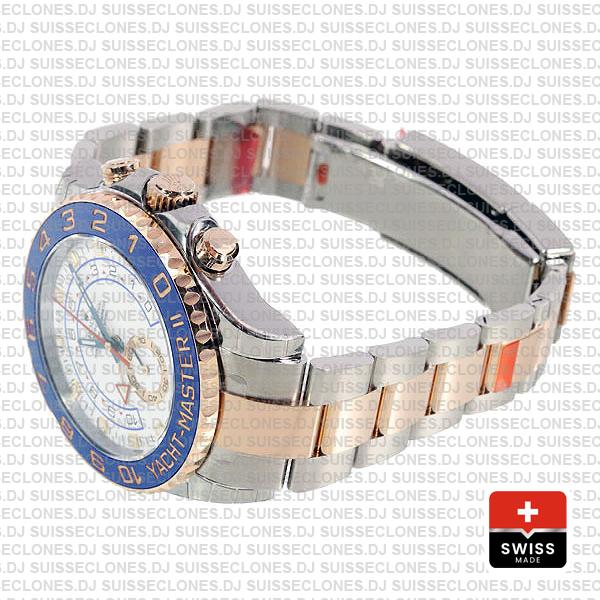 Rolex Yacht Master Ii 2 Tone White Dial 44mm 116681