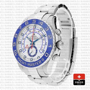 Rolex Yacht Master Ii Steel White Dial 44mm 116680