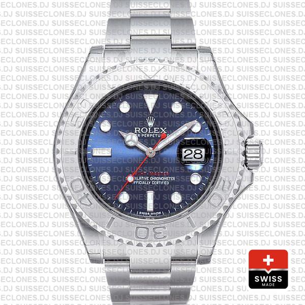 Rolex Yacht-Master Blue Dial Stainless Steel | Rolex Replica