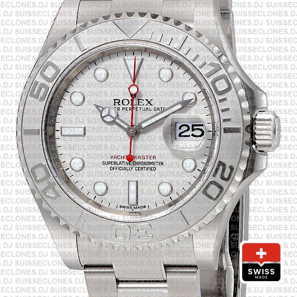 Rolex Yacht-Master II 904L Stainless Steel Platinum Silver Dial with 904L Steel Oyster Bracelet