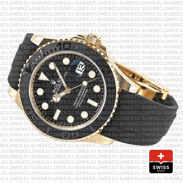 Rolexreplica Rolex Yacht Master Gold Ceramic 42mm Swiss Made Replica 226658